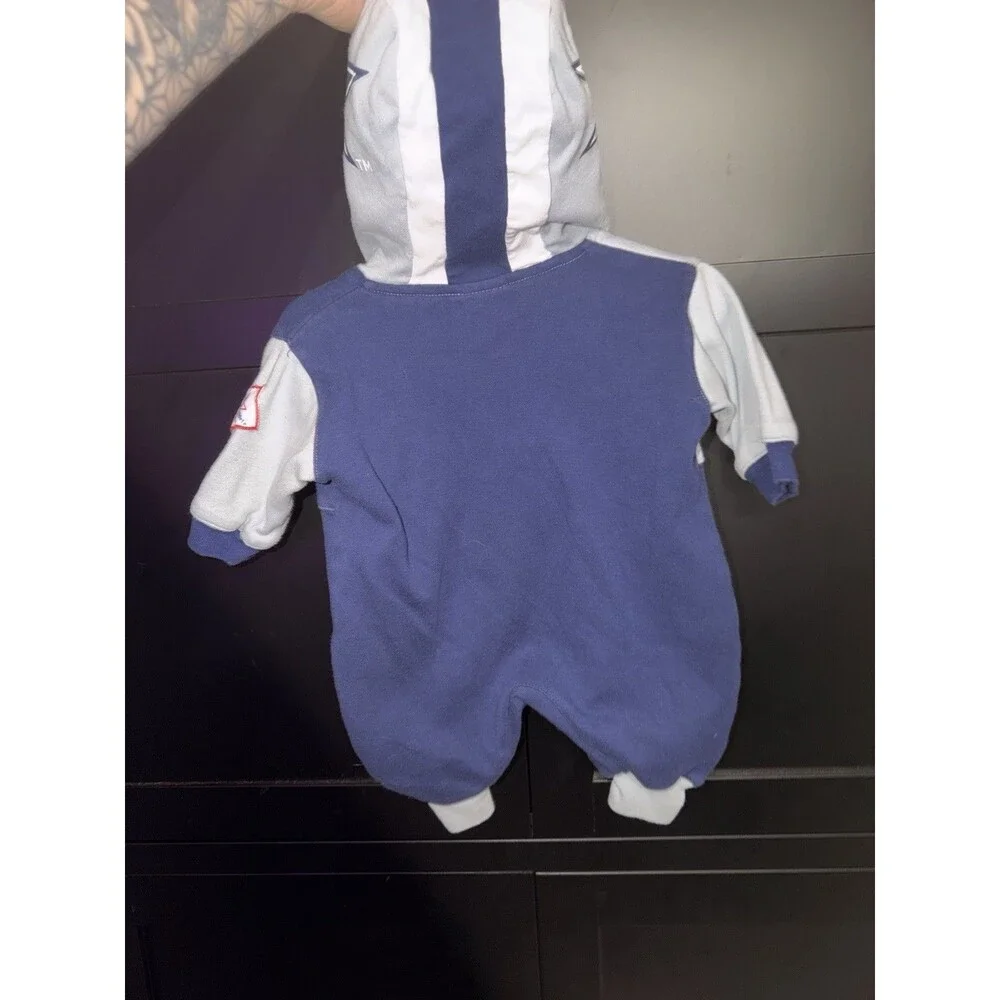 Vintage NFL Navy Hooded Jumpsuit Size 3-6m